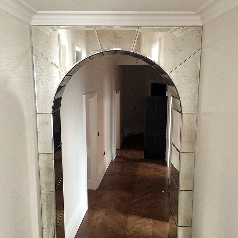 Bespoke mirrored archway