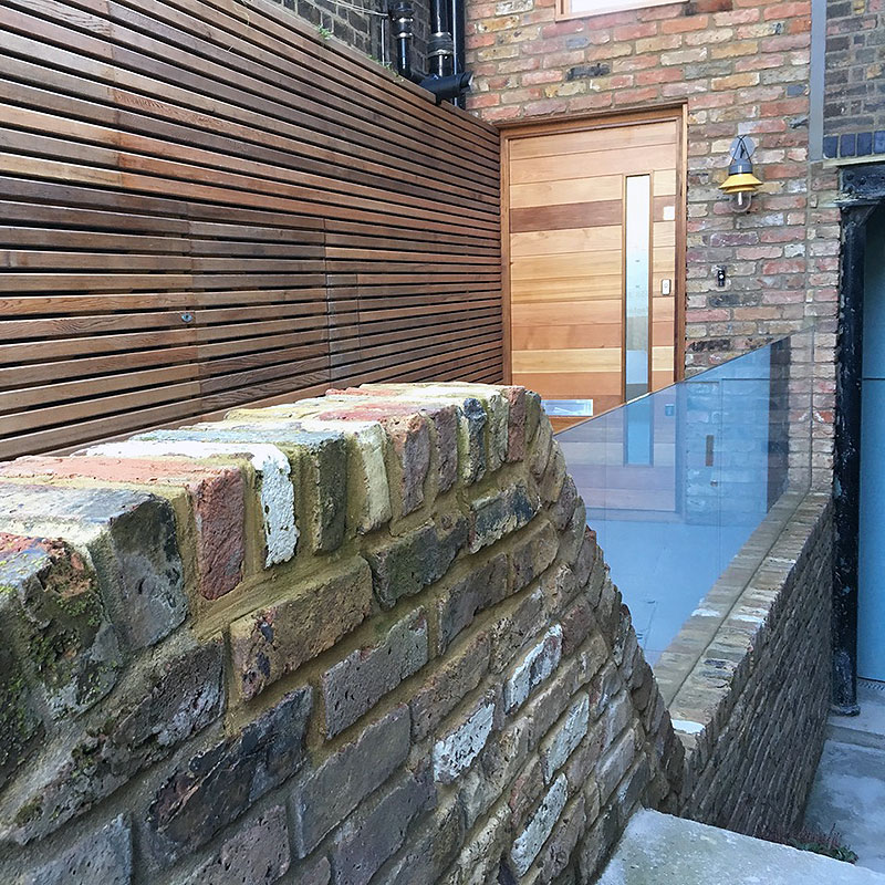 Glass balustrade in Richmond
