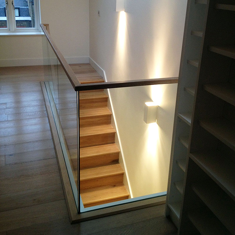 Glass balustrade in West London