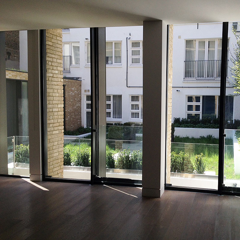 Glass balustrade in London