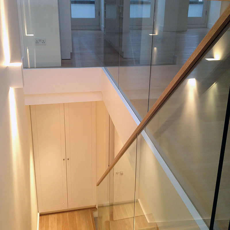 Glass balustrades in the West End