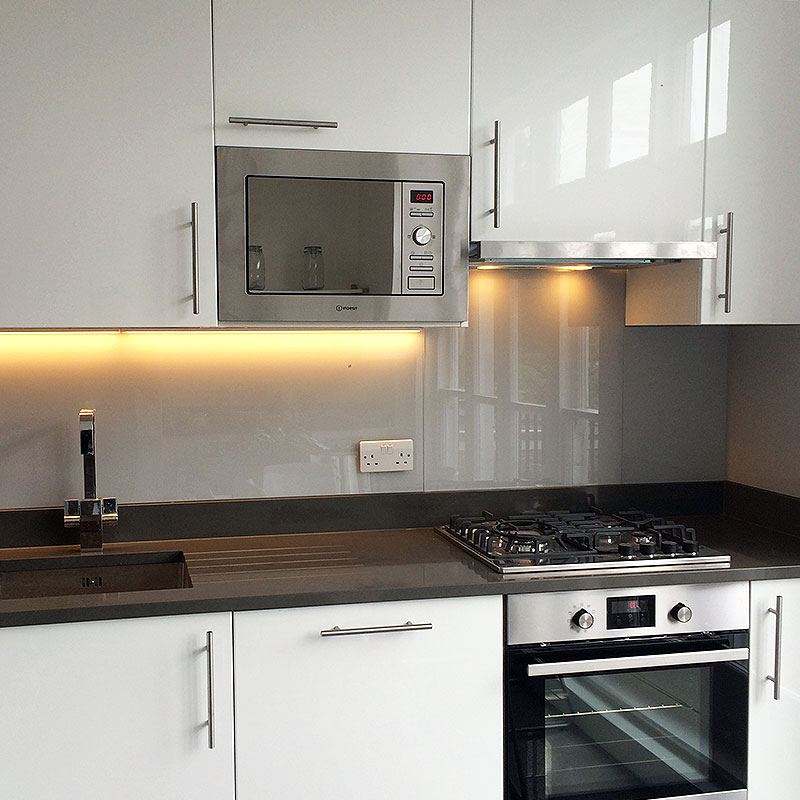 Glass Kitchen splashbacks West End