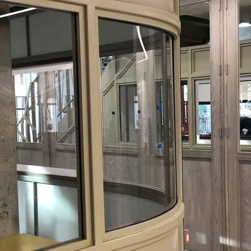 Bespoke curved glass London