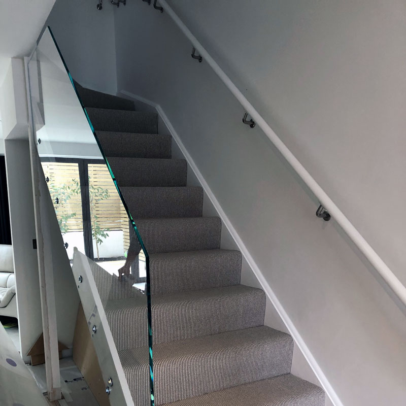 Glass balustrades in Chiswick