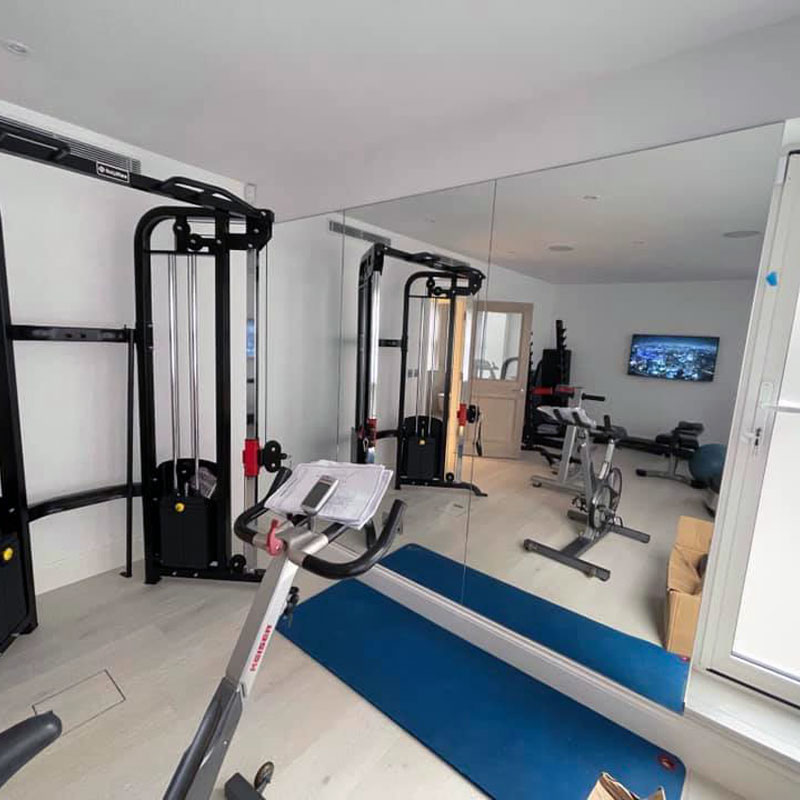 Bespoke home gym mirrors for lockdown