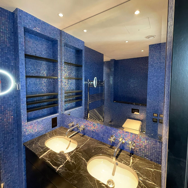 Bespoke bathroom mirror