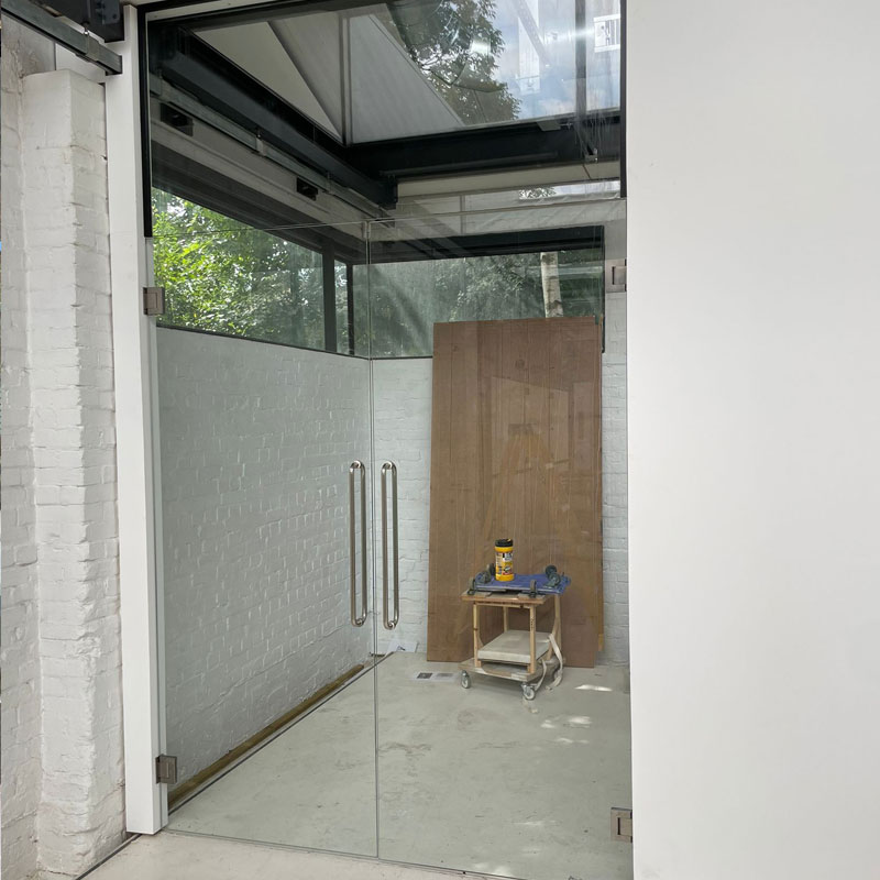Bespoke glass doors