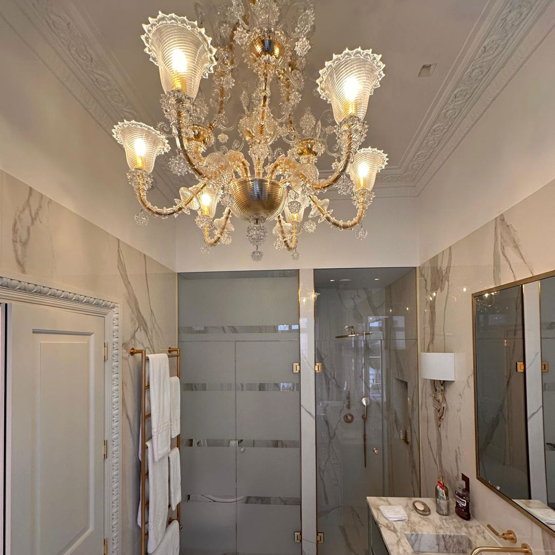 A very luxurious glass cubicle installation in London