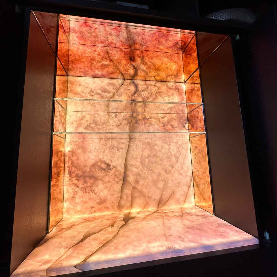 Glass shelves