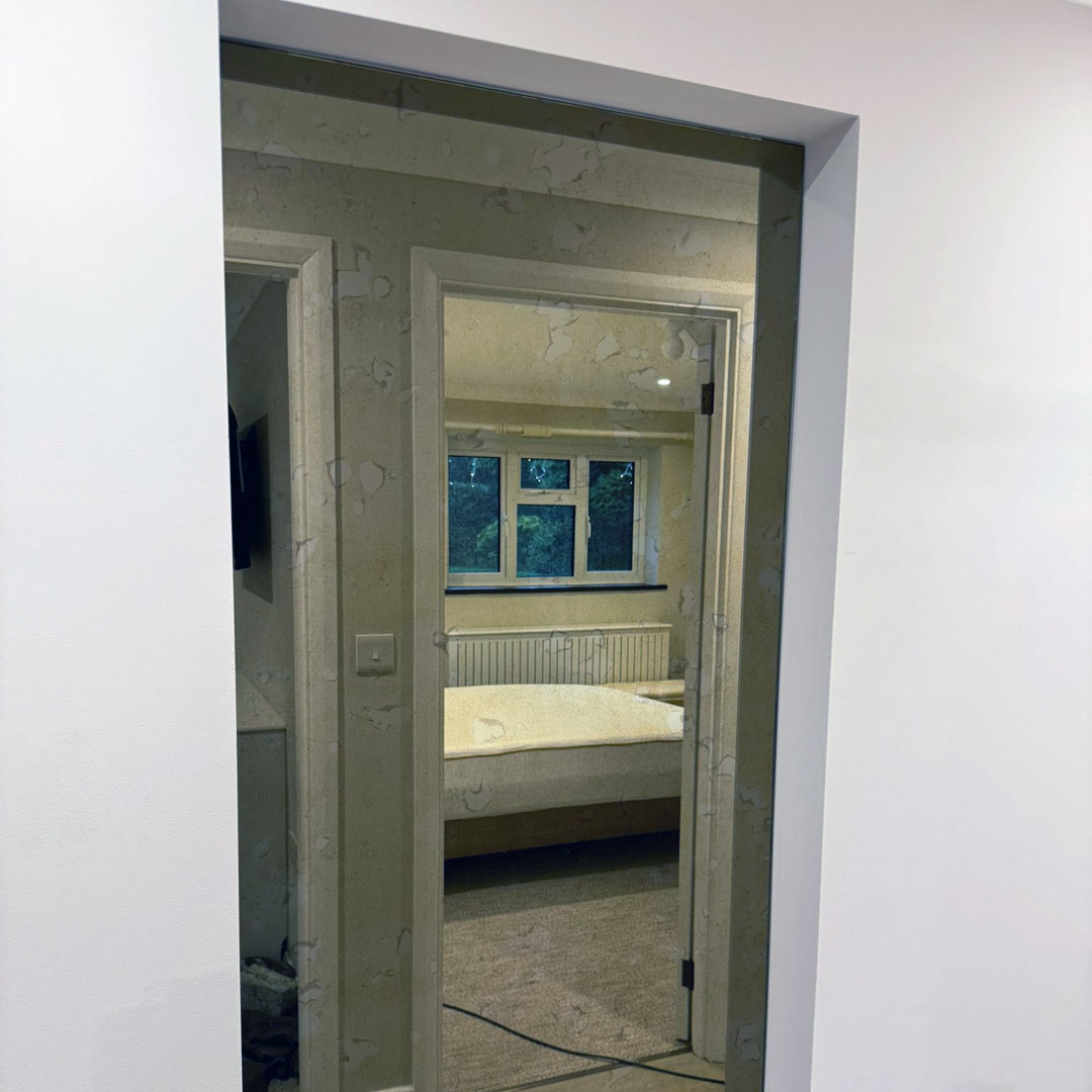 Bespoke glass door
